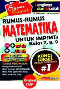 Rumus Matematika (Kunci Sukses Untuk SMP/MTs)